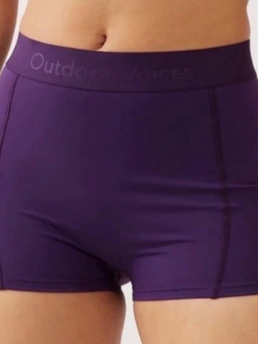Outdoor Voices SuperForm™ 1.5" Bloomer in Acai, XL